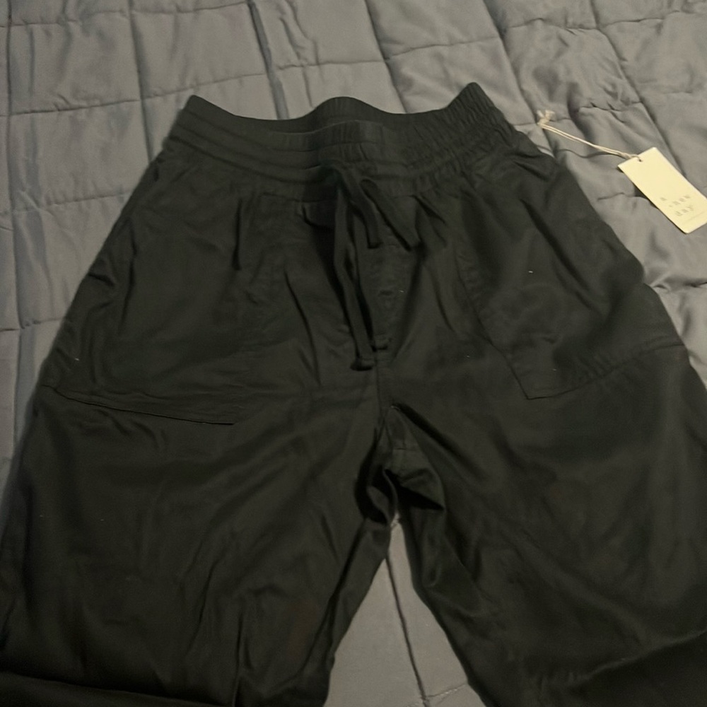 A new day, dress joggers. XS. New with tags. Black